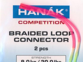 Braided Loop Connectors Standard fluo-pink/charteuse
