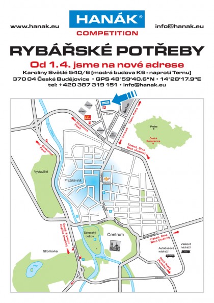 Rybářské potřeby Hanák