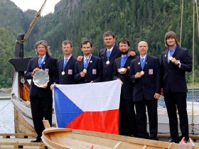 1st place, World Fly Fishing Championship 2013, Norway. The Czech team won the gold. Martin Drož was second in the individuals.