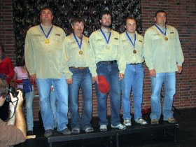 Franta and Pepa Hanák, members of the Czech team which won bronze medal, Norway 2007