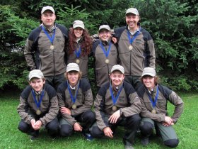 3nd place, World Youth Fly-fishing Championship 2014, Poland. Czech team gained bronze medals.