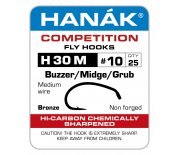 Muškařský háček H30M Buzzer / Midge / Grub